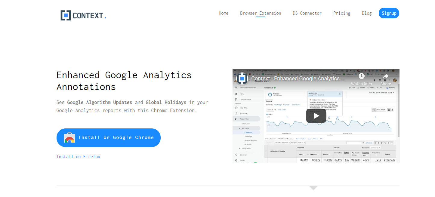 Enhanced Google Analytics Annotations