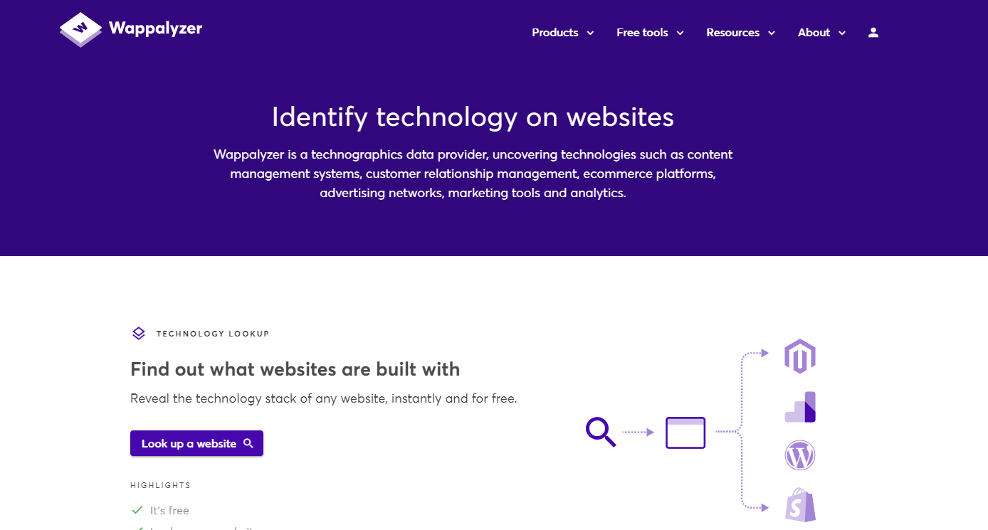 Wappalyzer - Best SEO Tools